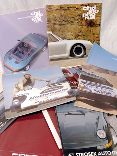Lot 118 - Quantity of Porsche Sales Brochures & Literature