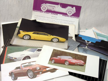 Lot 154 - Quantity of British Prestige Car Sales Brochures