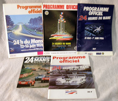Lot 166 - Five Original Le Mans Programmes