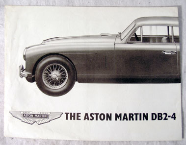 Lot 120 - Aston Martin DB 2-4 Sales Brochure