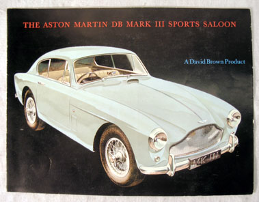 Lot 122 - Aston Martin DB Mark III Sports Saloon Sales Brochure