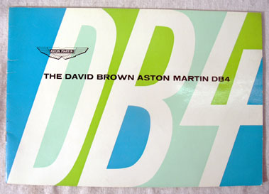 Lot 125 - Aston Martin DB4 Original Sales Brochure