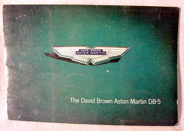 Lot 130 - Aston Martin DB5 Original Sales Brochure