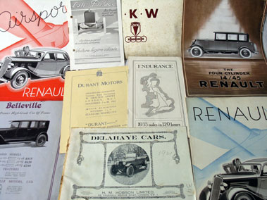 Lot 165 - Pre-War International Sales Brochures