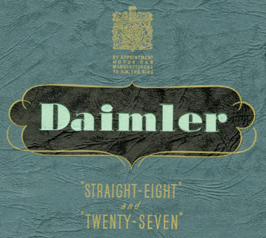 Lot 173 - Two Pre-War Daimler Sales Brochures