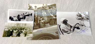 Lot 616 - Signed Driver Photographs