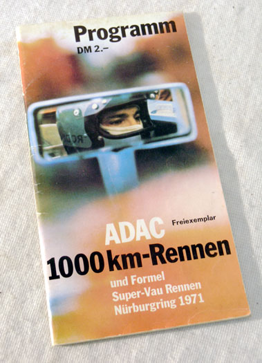 Lot 619 - Signed 1971 ADAC 1000 KM-Rennen Programme