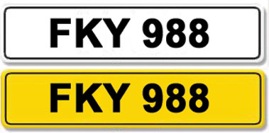 Lot 6 - Registration Number FKY 988