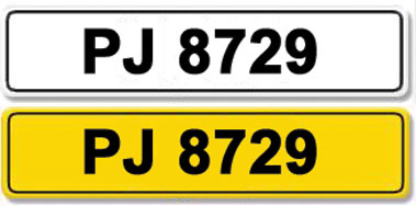 Lot 9 - Registration Number PJ 8729
