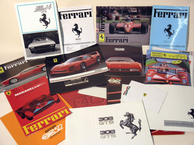 Lot 8 - A Quantity of Ferrari Sales Brochures