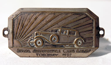 Lot 308 - Two Early Competitor Plaques