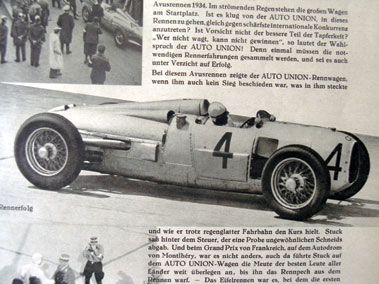 Lot 102 - Auto Union Grand Prix Publicity Brochure