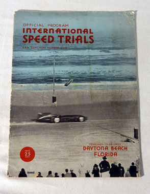 Lot 119 - Daytona Beach International Speed Trials - Official Programme (Feb. 1935)