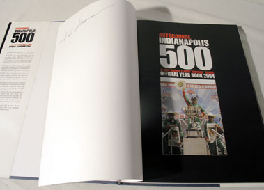 Lot 608 - Signed Indianapolis 500 & Indy Racing Yearbook