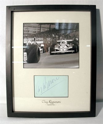 Lot 610 - Clay Regazzoni Signed Production