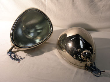 Lot 333 - Unusual Vintage Headlamps
