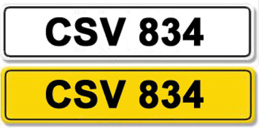 Lot 22 - Registration Number CSV 834