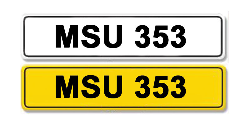 Lot 1 - Registration Number MSU 353