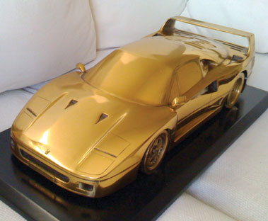 Lot 300 - Ferrari F40 Bronze Sculpture