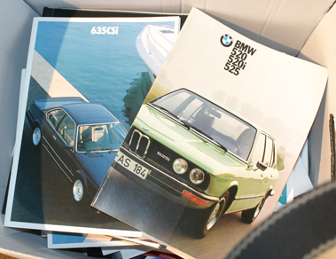 Lot 115 - Quantity of BMW Sales Brochures