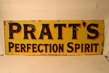 Lot 808 - Pratts Enamel Sign *