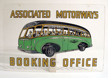 Lot 811 - Associated Motorways Perspex Sign