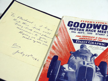 Lot 701 - Prince Birabongs of Siam - Signed Programme & Book