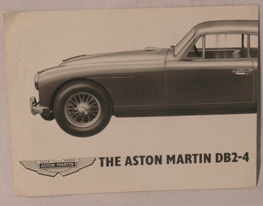 Lot 107 - Aston Martin DB 2-4 Sales Brochure