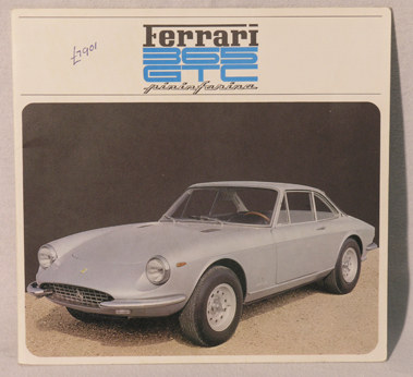 Lot 117 - Ferrari 365 GTC Sales Brochure