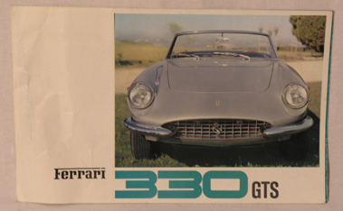 Lot 119 - Ferrari 330 GTS Sales Brochure