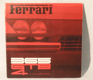 Lot 122 - Ferrari 365 GTB/4 Sales Brochure