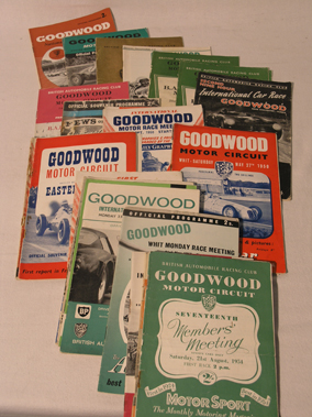 Lot 124 - Goodwood Motor Racing Programmes (1948-1966)