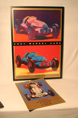 Lot 603 - Andy Warhol 'Cars' Exhibition Poster and Calendar