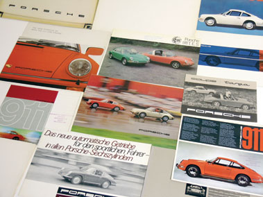 Lot 141 - Porsche 911/912 Sales Brochures