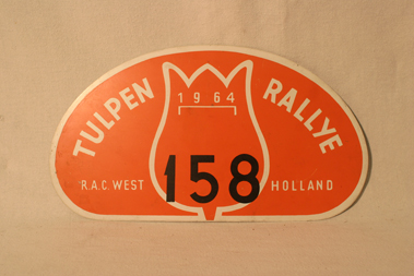 Lot 313 - 1964 Tulip Rally Plate