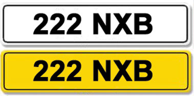 Lot 6 - Registration Number 222 NXB