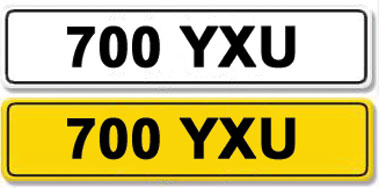Lot 11 - Registration Number 700 YXU