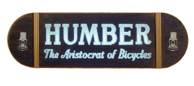 Lot 409 - Humber Bicycles Illuminated Lightbox