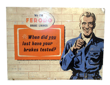 Lot 701 - Ferodo Original Advertising Sign