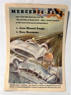 Lot 501 - Five Mercedes-Benz Victory Posters