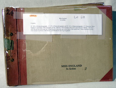 Lot 610 - An Album Titled 'Miss England In Action'