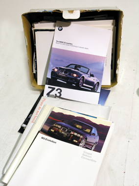 Lot 122 - Quantity of BMW Brochures