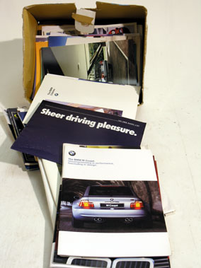 Lot 123 - Quantity of BMW Brochures