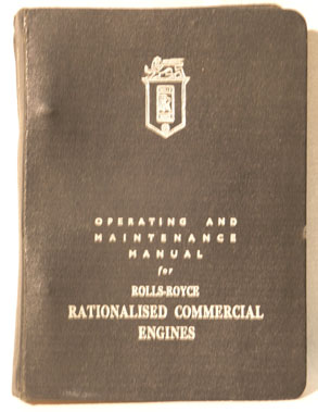 Lot 117 - Rolls-Royce Commercial Engines Operating Manual