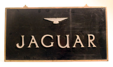 Lot 705 - Jaguar Hanging Sign