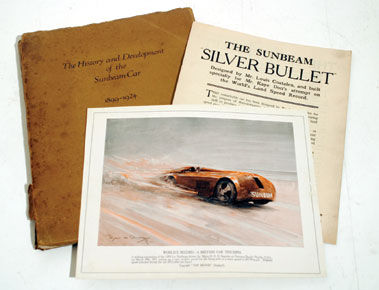 Lot 156 - The History & Development of the Sunbeam Car (1899 - 1924)