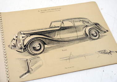 Lot 157 - Pre-War Sunbeam De-Luxe Sales Brochure