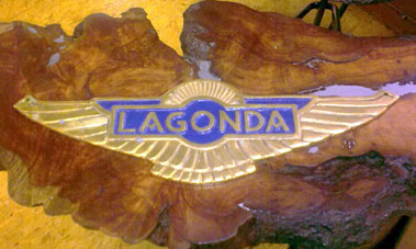 Lot 712 - Lagonda Cast Brass Plaque