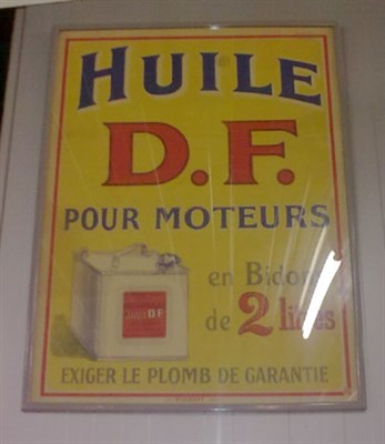Lot 511 - Huille Oil Original Advertising Poster