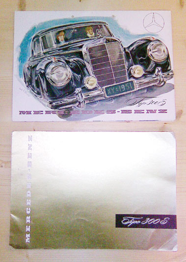 Lot 101 - Two Mercedes-Benz 300S Sales Brochures
